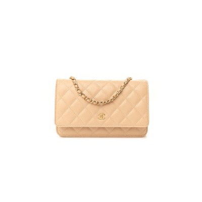 CHANEL CAVIAR QUILTED WALLET ON CHAIN WOC 1647121 (20*12*3cm)